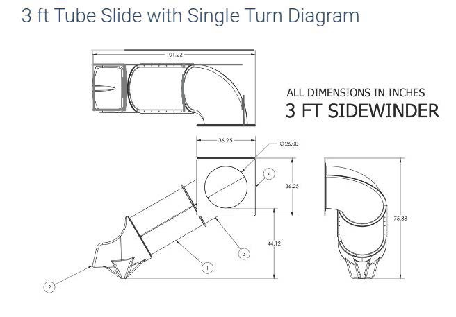 3' Sidewinder Slide