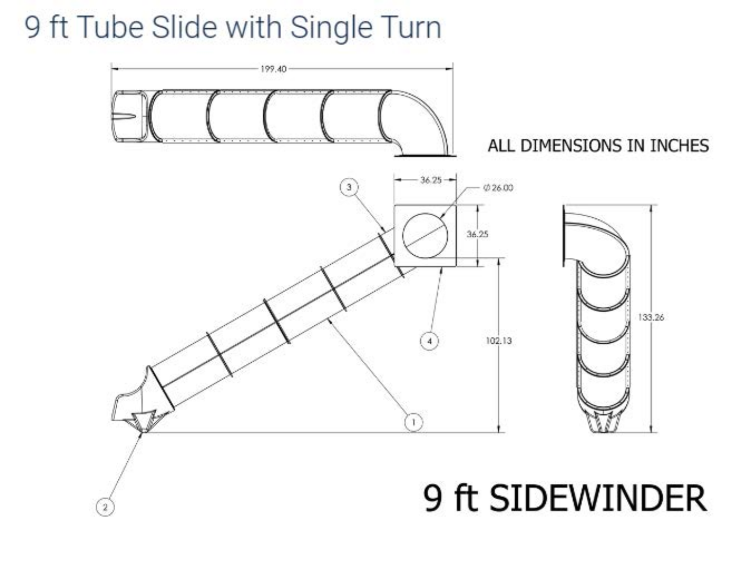 9' Sidewinder Slide