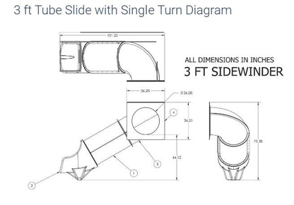 3' Sidewinder Slide