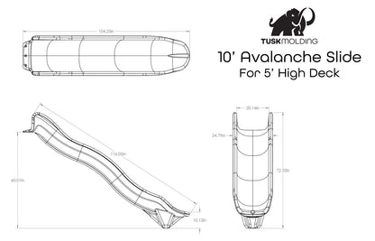 10' Avalanche Slide