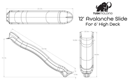 12' Avalanche Slide