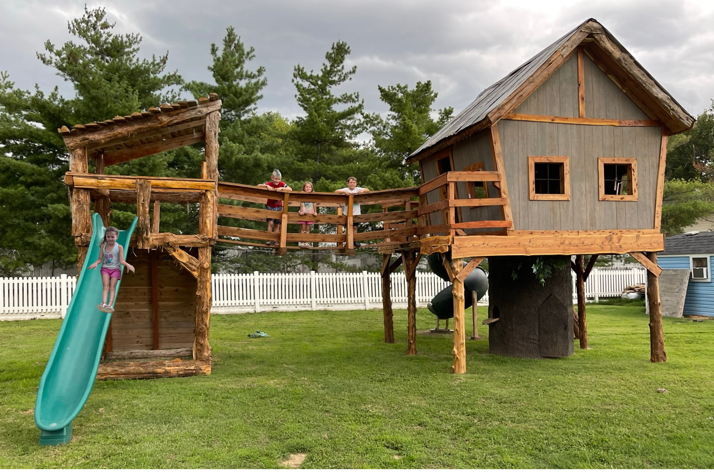 CUSTOM TREEHOUSE DELUXE – OZARK PLAYSETS